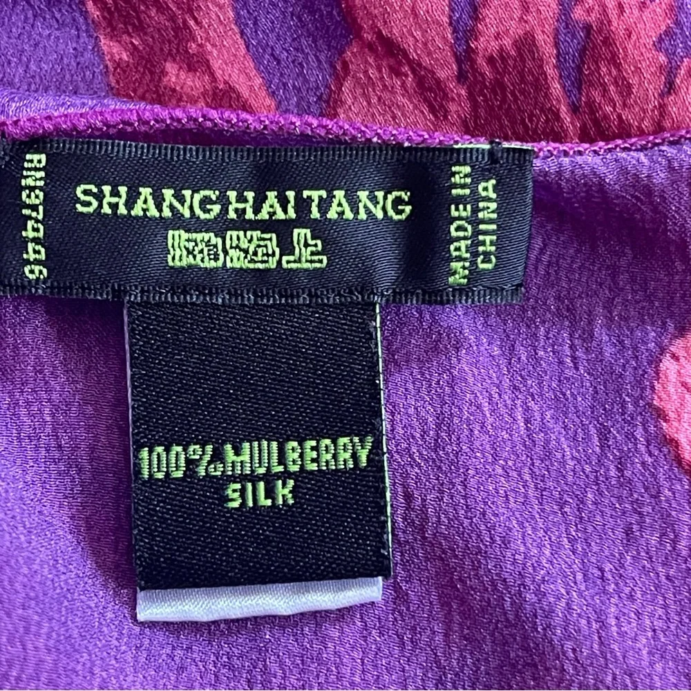 Shanghai Tang 100%‎ Mulberry Silk Scarf